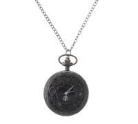 WRITWAA Montre de Poche Rétro à Chaîne avec Cadran Numérique à Engrenages Creux Vintage Pendentif Léger pour Homme et Femme