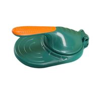 WRITWAA Moule à Raviolis en Plastique Vert Profond - Outil Manuel de Pressage Pâte pour Fabrication Rapide de Raviolis, Presse-pâte Ergonomique pour Dumplings et Empanadas, Ustensile