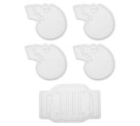 WRITWAA Moule à sous-Verres en Silicone Décoratif Crâne Halloween