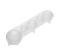WRITWAA Moule en Silicone Rond pour Résine 5 Cavités Sphériques, Facile à Utiliser, Design Unique pour Bijoux et Accessoires Personnels