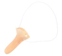 WRITWAA Nez Améliore les Performances Théâtrales en Vinyle de Sorcière Long Beige, Accessoire de Fête Essentiel Style Unique et Réaliste pour Cosplay