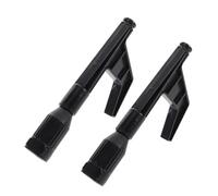 WRITWAA Nylon Crochet de Bateau pour Amarrage 1 Pouce 2 Pièces Noir | Design Compact Monobloc, Rainure Antidérapante, Compatible Manche Fileté Standard, pour Lignes et Garde-corps
