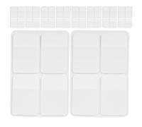 WRITWAA Onglets Adhésifs pour Index 1 Pouce Marque-Pages Autocollants Réinscriptibles Double Face 80 Pages par Jeu 10 Jeux pour Classement de Dossiers Cahiers et Organisation Bureau