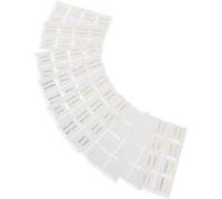 WRITWAA Onglets D'index Biblique en Similicuir Blanc Marquage Doré, 10 Feuilles pour Étude Biblique, Organisation Précise et Solide des Pages Bible