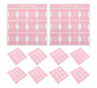 WRITWAA Onglets Mensuels Adhésifs pour Agenda Mensuel, 15 Feuilles Roses, Autocollants D’index en Papier Couché, Organisateur de Planification pour Bureau, École et Journal, Accessoire