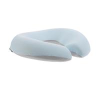 WRITWAA Oreiller Ergonomique en Écume et Tissu Bleu pour Oreilles Percées, Coussin Arrondi de Donut, Prévient la Pression, pour Séances de Beauté en Salon