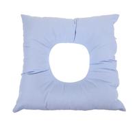WRITWAA Oreiller Spa de Massage en Coton Bleu pour Table de Massage, Appui-tête Ergonomique pour Visage et Tête, Coussin Facial Confortable pour Salon de Beauté et Bien-être, Facile