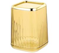 WRITWAA Organisateur Cylindrique Transparent pour Pinceaux de Maquillage - Pot de Rangement Résistant pour Bureau, École et Chambre