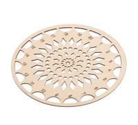 WRITWAA Organisateur de Fil à Broder Bois Compact Porte-fils Pratique pour Rangement Couture et Apprentissage Broderie