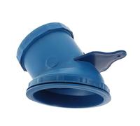 WRITWAA Orifice de Déchargement Robuste pour Silo à Grains en Plastique Bleu, Facile à Installer et D'entretien, Accessoire Stockage de Riz et Céréales