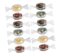 WRITWAA Ornements De Bonbons En Cristal Candy Gemystones Bonbons Roches Décor Accessoires De Bonbons Ornements De Sucette Petits Ornements En Cristal Ornements De Bonbons Pastel Plastique