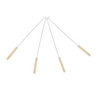 WRITWAA Outil de Nettoyage de Déversoir en 4 Pièces Crochet de Nettoyage Incliné pour Cascade et Fontaine Résistant à la Corrosion Adapté aux Piscines Spas et Bassins Nettoyeur de