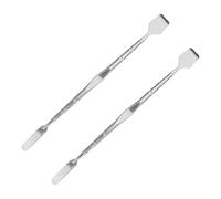 WRITWAA Outil de Nettoyage des Points Noirs en Acier Inoxydable Lot de 2 Extracteur de Pores Pratique et Ergonomique pour Soins Visage Paquet Anti-Rayures