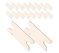 WRITWAA Outil de Tissage en Bois Beige 20pcs Navettes Multifonction pour Tissage Créatif en Studio DIY