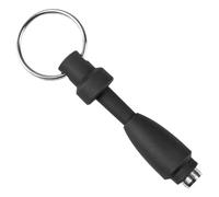 WRITWAA Ouvre-trou à Cigares Portable en Acier Inoxydable Silicone Léger et Doux pour Amateurs de Cigares Outil Perforateur de Porte-clés Pratique