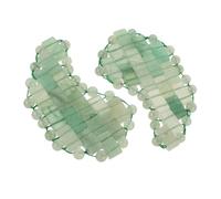 WRITWAA Pack De Glace Pour Les Yeux Cache-oeil Patch De Massage Du Visage Masque Anti-poches Masque Facial Pour Les Yeux Masque De Sommeil De Voyage Outils De Massage Des Yeux Jade Green