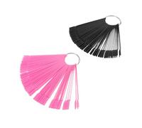 WRITWAA Palette De Manucure Pour Ongles 200 Pièces Bâtonnets D'Échantillons De Pour Ongles Cartes D'Affichage Pour Nail Art Palette De Mélange Pour Nail Art Plateau