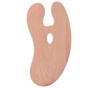 WRITWAA Palette de Peinture en Bois Spécial avec Trou Pouce, Prise Confortable et Polyvalente pour Artistes et Amateurs de Peinture à l'huile et Gouache