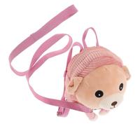 WRITWAA Paquet à Dos en Peluche pour Garçon et Filles avec Laisse de Sécurité Intégrée, Ajustable et Confortable, pour L'école Maternelle Sorties