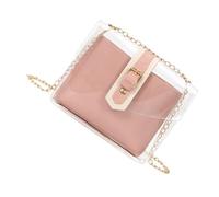 WRITWAA Paquet et Parapluie Pliant Chic Transparent pour Bandoulière Femme Grosse Capacité en Polyester et Tpu, pour Ranger Téléphone Lors des Sorties D