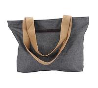 WRITWAA Paquet Fourre-Tout Imperméable Capacité, Pochette Maquillage Grosse Taille, Tissu Oxford Gris, Unitaire, pour Femme, Rangement Quotidien Et Voyage
