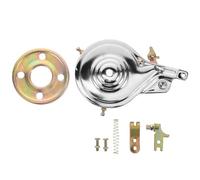 WRITWAA Patin de Frein à Tambour Arrière pour Vélo, Métal Blanc | Compatibilité Vélo et Vtt, Installation Facile, Freinage Stable et Rapide, Pièce de Remplacement pour Roue
