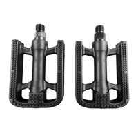 WRITWAA Pédales de Vélo en Plastique Pédale de Vélo Plateforme Large Noir Confort de Conduite DIY
