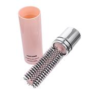 WRITWAA Peigne à Cheveux Rétractable Pour Femmes 1 Pièce En Rose Brosse à Cheveux Circulaire Pour Brushing Et Boucles Voyages Brosse à Friser Antistatique