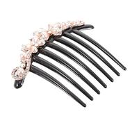 WRITWAA Peigne à Cheveux Strass et Perles Pince Latérale pour Femmes Accessoire de Coiffure de Mariage
