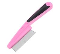 WRITWAA peigne à dents fines en acier inoxydable bien style peigne large pour cheveux ondulés peigne à lentes peigne fin peigne antipelliculaire cure-cheveux petit peigne Plastique rose