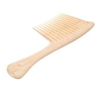 WRITWAA Peigne à Dents Larges En Plastique Lisse Grand Format Pour Cheveux Afro Crépus Et Bouclés Usage Quotidien Massage Cuir Chevelu