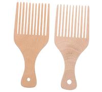 WRITWAA Peigne à huile en bois de lotus queue de cheval peigne coiffant accessoires pour cheveux bouclés peignes partie peigne à cheveux en bois à cheveux lisses peigne de