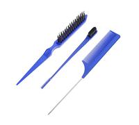WRITWAA Peigne à Trois Rangées Pour Cheveux Fins Peigne à Queue Pour Coiffure Réutilisable Outil De Cheveux Pour Hommes Et Femmes
