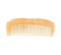 WRITWAA Peigne Corne De Mouton Pour Cheveux Peigne Masseur Antistatique à Cheveux Doux Et Lisse