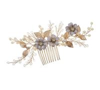 WRITWAA Peigne Côté des Cheveux Mariée en Perles Légères et Réutilisables, Accessoire Élégant pour Décoration de Mariage et Rendez-