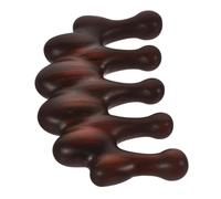 WRITWAA Peigne de Massage Bois pour Cheveux Masseur Chevelu avec Dents Larges Démêlant Cheveux Bouclés Outil Coiffure Détente