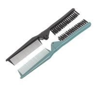 WRITWAA Peigne de Voyage Pliable Double Usage 2 Pièces en Pp et Abs, Petit et Portable pour Cuir Chevelu et Cheveux Bouclés, Outil Pratique pour Coiffure Quotidienne