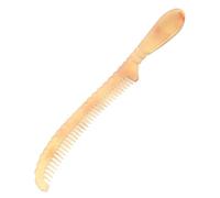 WRITWAA Peigne en Corne Naturel Épaisseur 4-6 Mm Brosse à Cheveux à Dents Fines Antistatique Masseur Cuir Chevelu Unisexe Usage Quotidien Soin Capillaire