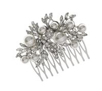 WRITWAA Peigne Épingle à Cheveux Avec Perles Pour Femmes Coiffe De Mariage Cheveux
