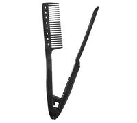 WRITWAA Peigne Lisseur Pliable v Brosse Coiffante Ergonomique Pour Lissage Professionnel à Domicile Et Salon Outil De Coiffage Pratique
