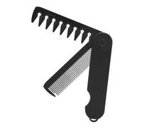 WRITWAA Peigne Pliant Compact pour Homme et Femme Denture Large et Texture Fine pour Démêlage Facile Peigne de Poche Élégant pour Barbe et Moustache Accessoire de Coiffure Portable de