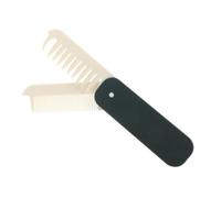 WRITWAA Peigne pliant de voyage peignes pour la coiffure des femmes peigne chauffant pliable brosse à barbe peigne à cheveux secs garçons peignes pour les cheveux bon peigne abdos Green