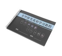 WRITWAA Peinture Ongles Cahier Exercices Pour Manucure Dessin Peinture Pratique Pour Débutants