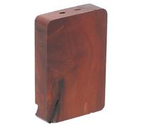 WRITWAA Pendentif Amulette en Bois Marron, Design Vierge Unique Trou Polyvalent, Facile à Nettoyer, pour Création Bijoux et Artisanat du Bois