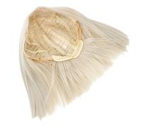 WRITWAA Perruque Bobo Courte Et Lisse Pour Femme Résistante Chaleur Accessoire De Déguisement Pour Soirée Ou Carnaval