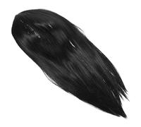 WRITWAA Perruque Femme Cheveux Longs Noirs Perruque Synthétique Droit Mi Partie Look Naturel Chaleur