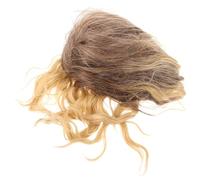 WRITWAA Perruque Femme Courte Bouclée Perruque Dégradée -longue Aspect Naturel Filet Rose