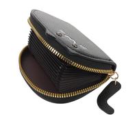 WRITWAA Petit Portefeuille Multifonction pour Femmes Porte-Cartes et Porte-Monnaie Zippé avec Motif Chat Multi-Compartiments pour Cartes Étui de Voyage Compact et Léger