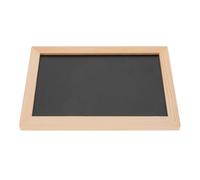 WRITWAA Petite Ardoise Noire Double Face en Panneau Décoratif Mural, Tableau Effaçable en Panneau de Bois Dense, Facile à Installer pour Messages et Notes