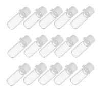 WRITWAA Petites Bouteilles de Voyage 2ml en Plastique et Lot de 20 Étanches Réutilisables Faciles à Identifier pour Soins Peau et Sérums pour Déplacements